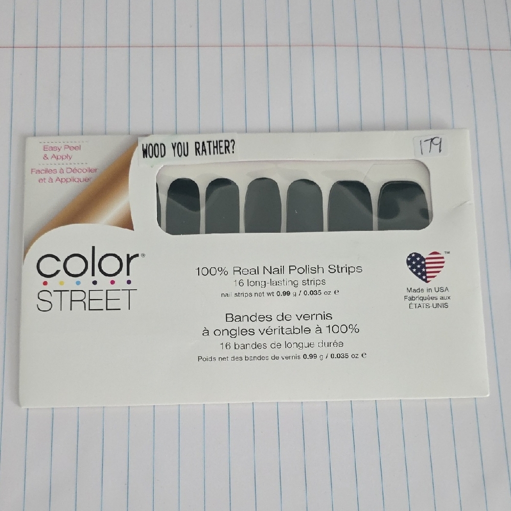 Color Street Wood You Rather Nail Strips